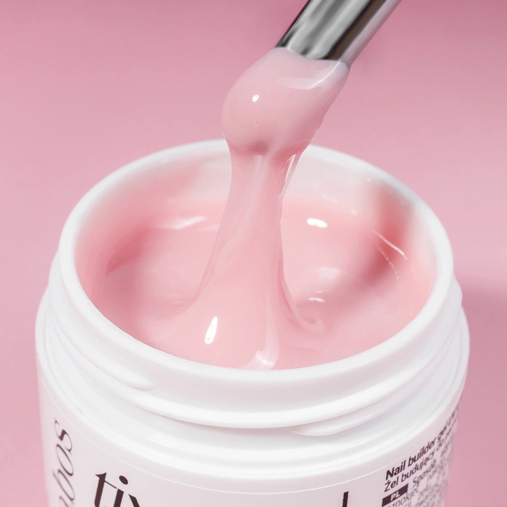 Żel budujący z tiksotropią Kabos Tixogel Builder Gel UV/LED Light Blush 15g