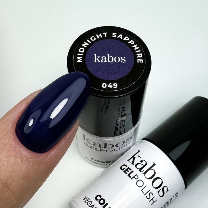 Lakier hybrydowy - Kabos GelPolish 049 Midnight Sapphire 5ml 