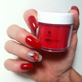 Proszek do manicure tytanowego - Kabos Magic Dip System 34 True Red 20g