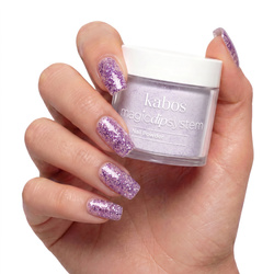 Puder do manicure tytanowego Kabos MDS 060 Purple Glitter Dust 20 g