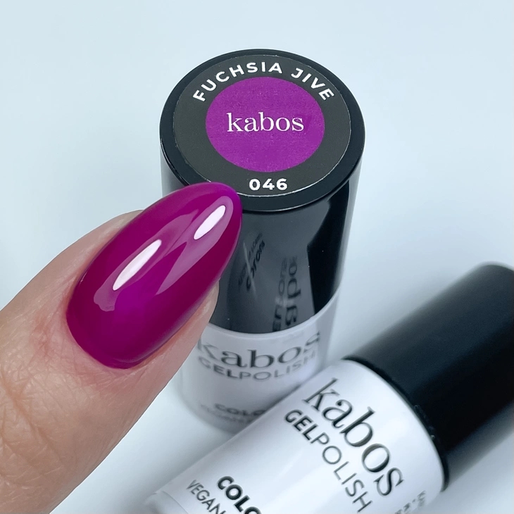 Lakier hybrydowy - Kabos GelPolish 046 Fuchsia Jive 5ml