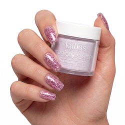Puder do manicure tytanowego Kabos MDS 058 Pink Glitter Dust 20 g