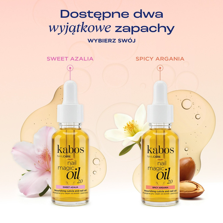 Kabos Nail Magic Oil 2.0 Sweet Azalia 30 ml - olejek do skórek i paznokci