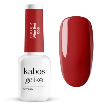 Lakier hybrydowy Kabos Gelike 006 Wine Red 8 ml