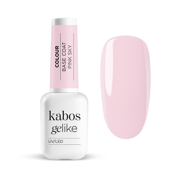 Kolorowa baza hybrydowa Kabos Gelike Colour Base Coat 2in1 Pink Sky 10 ml