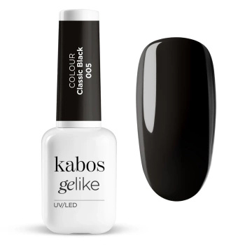Lakier hybrydowy Kabos Gelike 005 Classic Black 8 ml