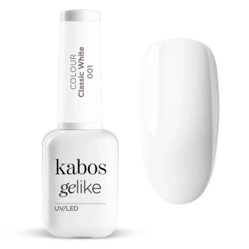 Lakier hybrydowy Kabos Gelike 001 Classic White 8 ml