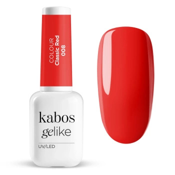 Lakier hybrydowy Kabos Gelike 008 Classic Red 8 ml