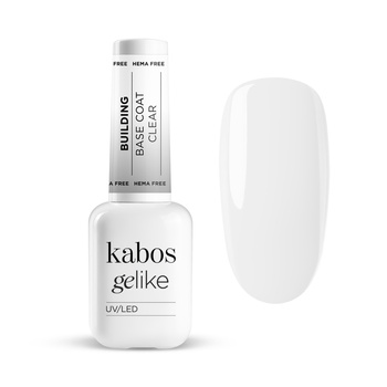 Kolorowa baza budująca Kabos Gelike Building Base Coat Clear 10 ml