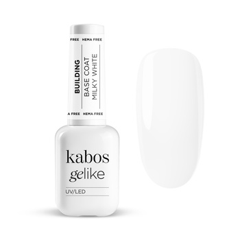 Kolorowa baza budująca Kabos Gelike Building Base Coat Milky White 10 ml