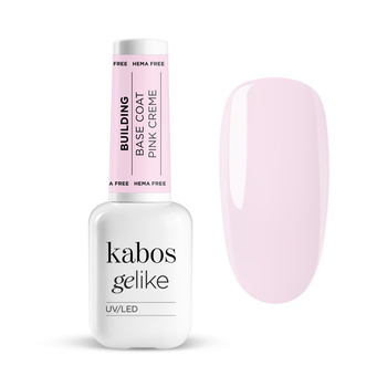 Kolorowa baza budująca Kabos Gelike Building Base Coat Pink Creme 10 ml