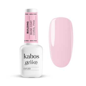Kolorowa baza budująca Kabos Gelike Building Base Coat Coral Pink 10 ml