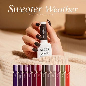 Kolekcja lakierów hybrydowych Kabos Gelike Sweater Weather